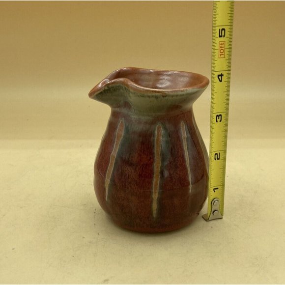 Stoneware Pottery Creamer Marked SP Ireland Brown Earth Tones 4” - Picture 11 of 13